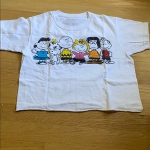 charlie brown crop top